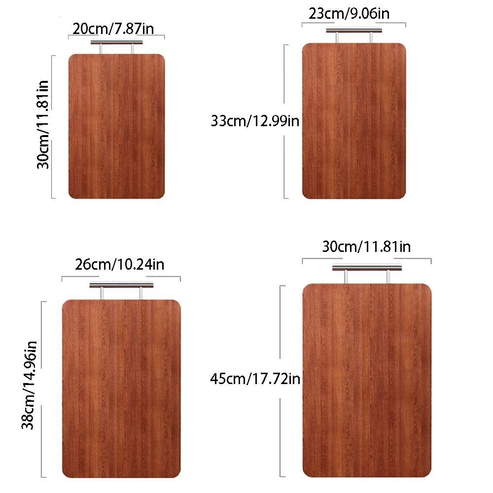 Stainless Steel Hangers Wood Cutting Board Antibacterial Board  Cooked Food Preparation