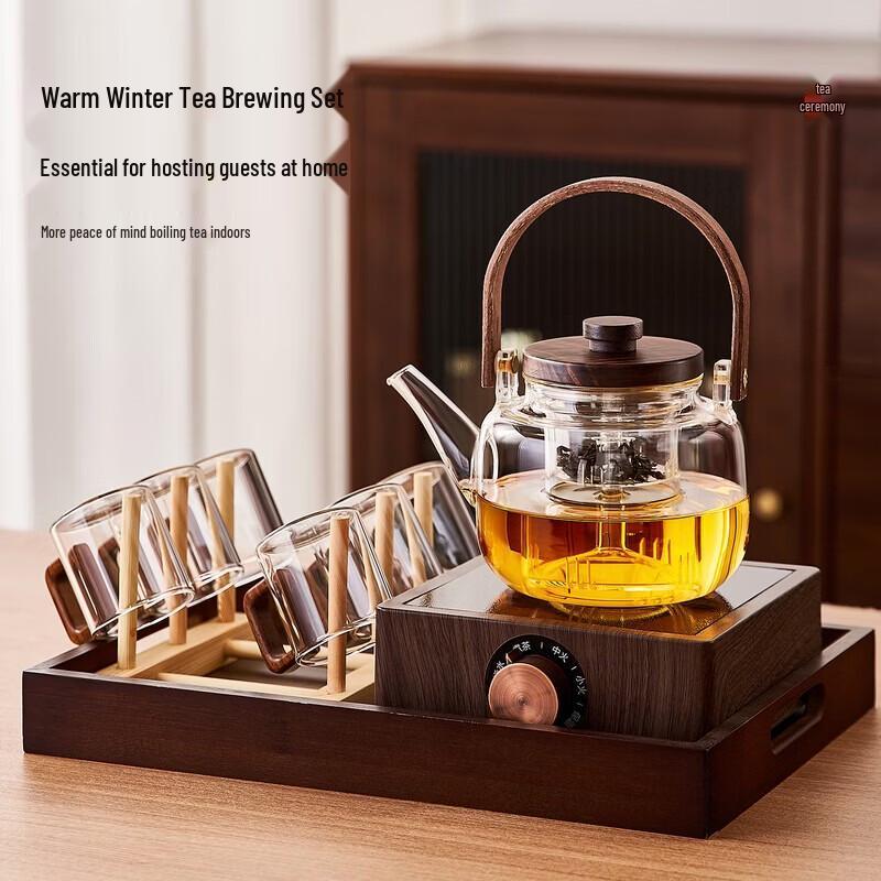 YIHUTEA Ceramic Electric Tea Stove Set