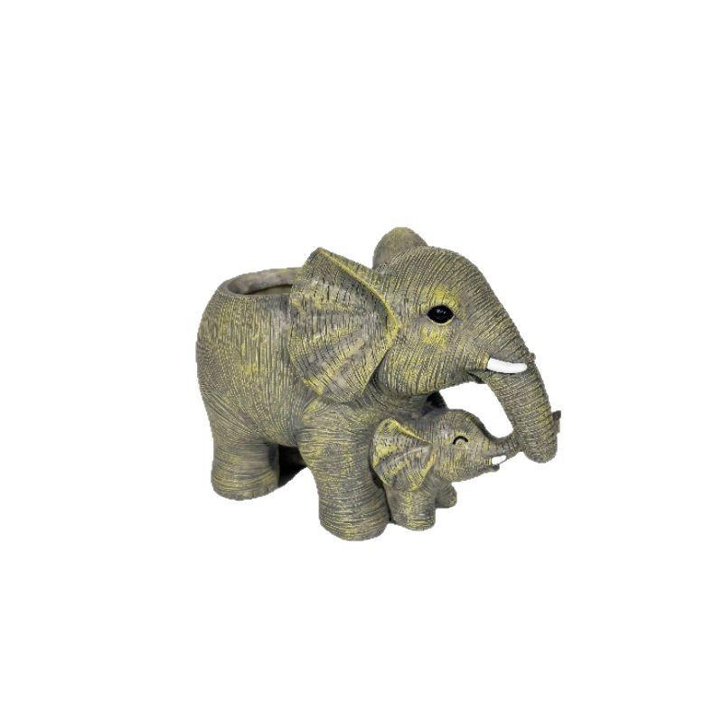 Mother and Child Elephant Resin Crafts Living Room Desk Office Home Decoration Ornament Creative Gifts