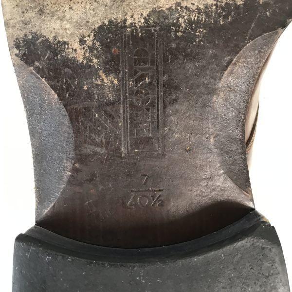 Vintage Lloyd Germany Leather Square Toe Brown 25.5(USED)