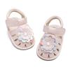 Summer Sunflower Toddler Sandals - Baby Girls' Rubber Sole Shoes 2026