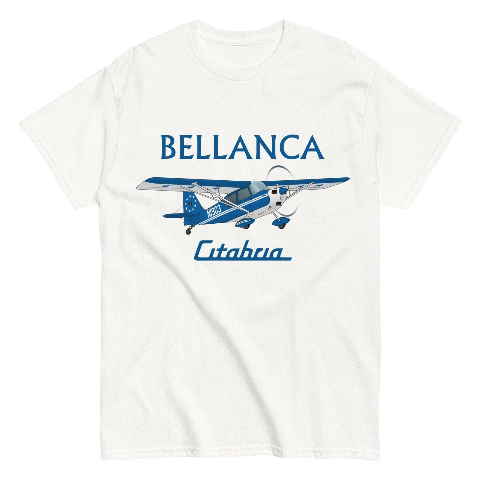Футболка с изображением самолета Bellanca Citabria - Персонализированная с вашим номером N# S
