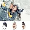 Lovely Pom Knit Caps Winter Crochet Hat Warm Hats Fashion Knitted Hat Winter Hat for Women Girl
