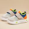 Breathable Kids Sneakers Lightweight Mesh Upper Adjustable Strap Slip Resistant Sole Casual Athletic Shoes for Children