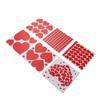 6Pcs Valentine\\\'s Day Love Heat Stickers Self Adhesive  Valentine\\\'s Day Wall Stickers for An