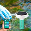 7 In 1 PH/ORP/EC/TDS/Temp/CL/Salt Test Meter Bluetooth-Compatible Water Quality Tester Work with APP Pool Salt Tester for Pools
