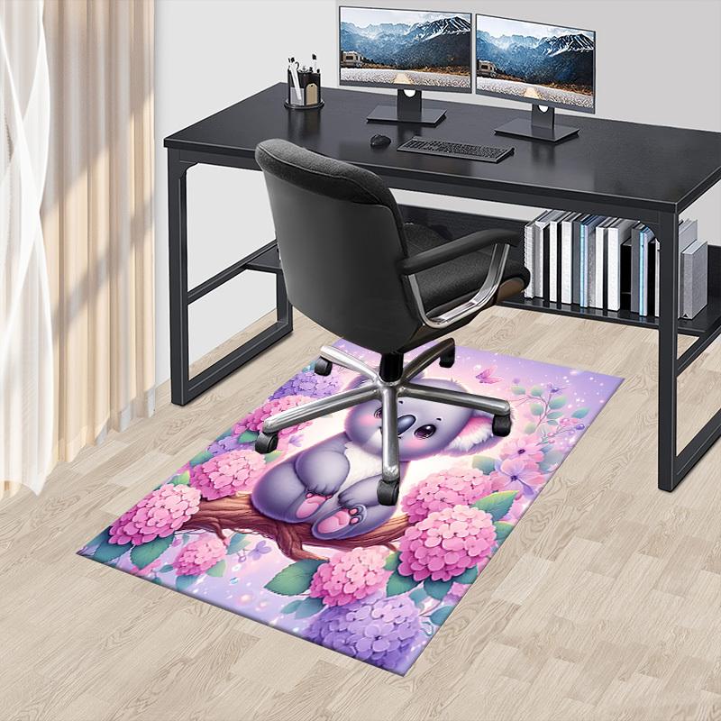 1PC Koala Flowers Extra Large Non Slip Floor carpet, Office, family, bedroom, Studio Large Area Rug Indoor Rugs
