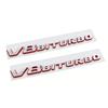 1Pc 3D Letters Logo Car Fender Side Trim Badge Sticker Car Emblem Decal Decorative Accessories