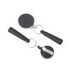 Camping Heavy Duty Retractable Pen Cap Pull Keychain Holder Reel Carpenter Pencils Anti Lost Rope Key Ring Chain Belt Clip