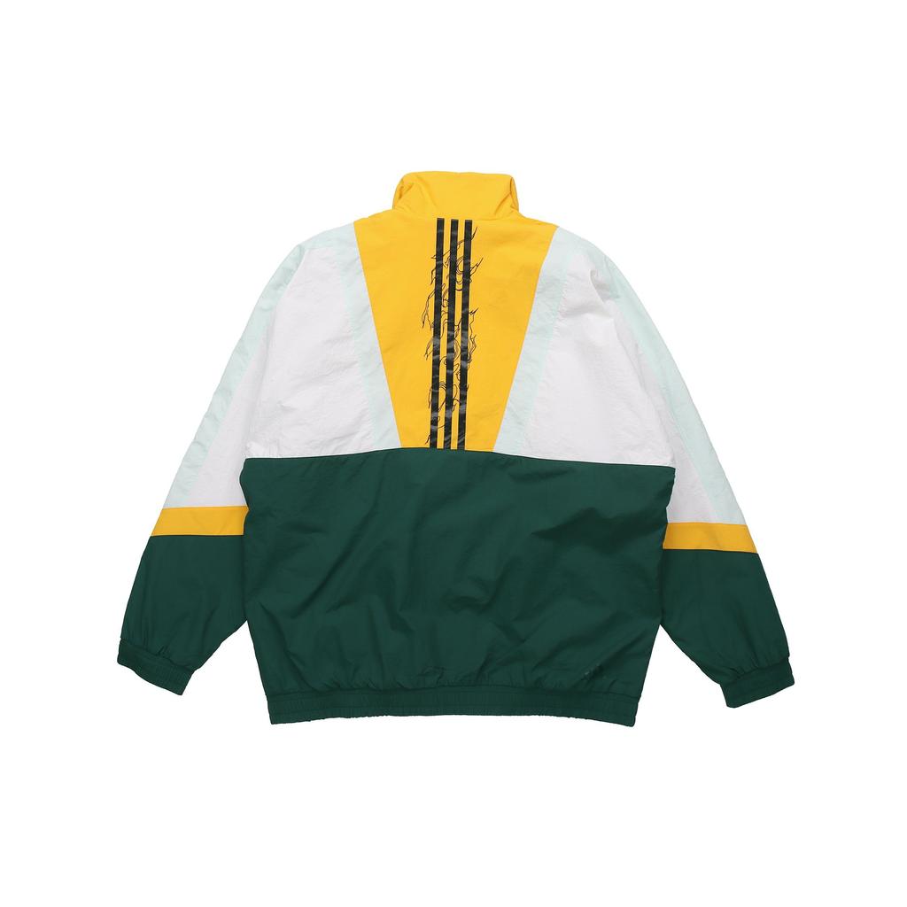 Adidas UB JKT SILO Logo Volnočasové Sportovní Bunda Colorblock Pánské Bundy Lesně zelená GM4444