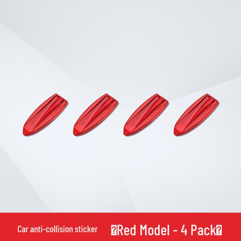 Car Anti-Collision Transparent Sticker: Low Drag Spoiler, Shark Fin, Rearview Mirror, Headlight Decoration, Door Scratch & Bump Protection