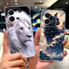 For Vivo V25 5G Case Vivo V25e V2201 Cute Cat Lion King Painted Cover Soft Silicone Phone Case For Vivo V25e V 25 VivoV25 Fundas