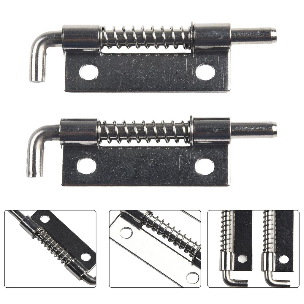 Furniture Latches Latch Pin 304 Stainless Steel Door Cabinet Hinges Spring Loaded Latch Pin Hardware Accessories