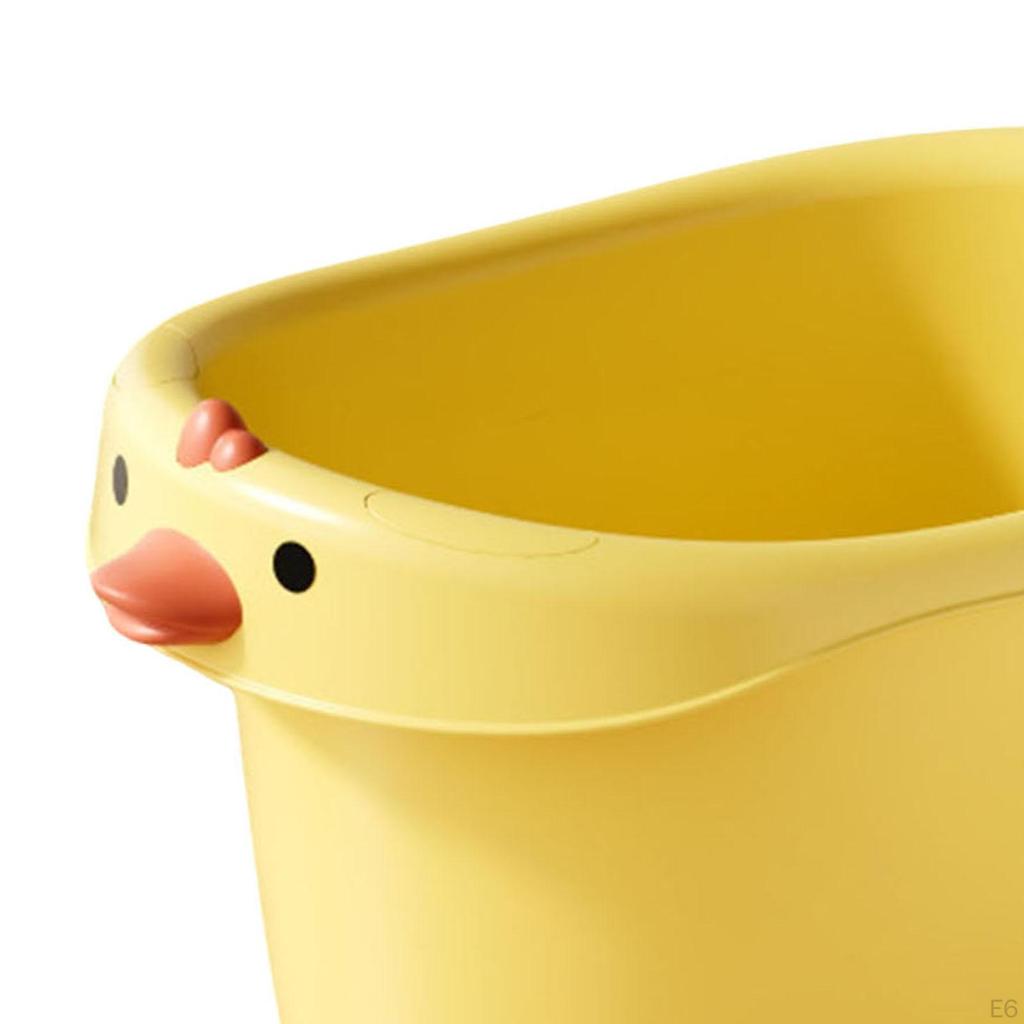 Wanna Wiaderko do Kąpieli dla Noworodków Spód z Antypoślizgiem Do Siedzenia i Moczenia Basenik Prysznicowy Wiek 5-8 Lat