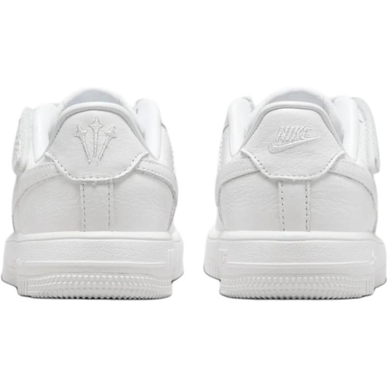 Nocta X Nike Air Force 1 Anti-Slip Wear-Resistant Low-Top Kids' Skateboarding Shoes White Children Aged 3-7 Years Old Sneakers HJ7925-100