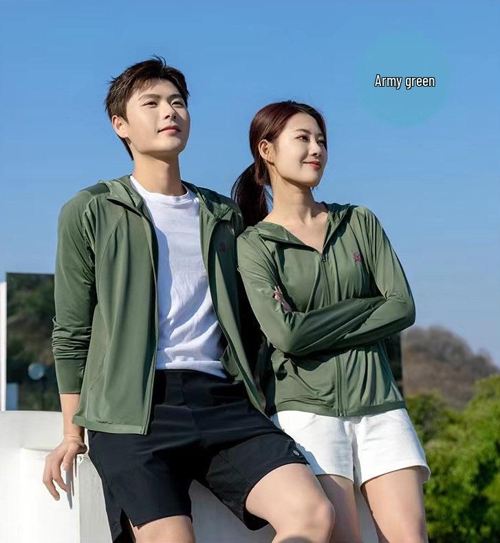 

Унисекс куртка из ледяного шелка с защитой от солнца UPF50+ для рыбалки L