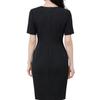 Elegant Slimming Workwear Dress for Front Desk and Beauty Therapist