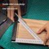 Deli Aluminum Die-Cast Triangle Ruler