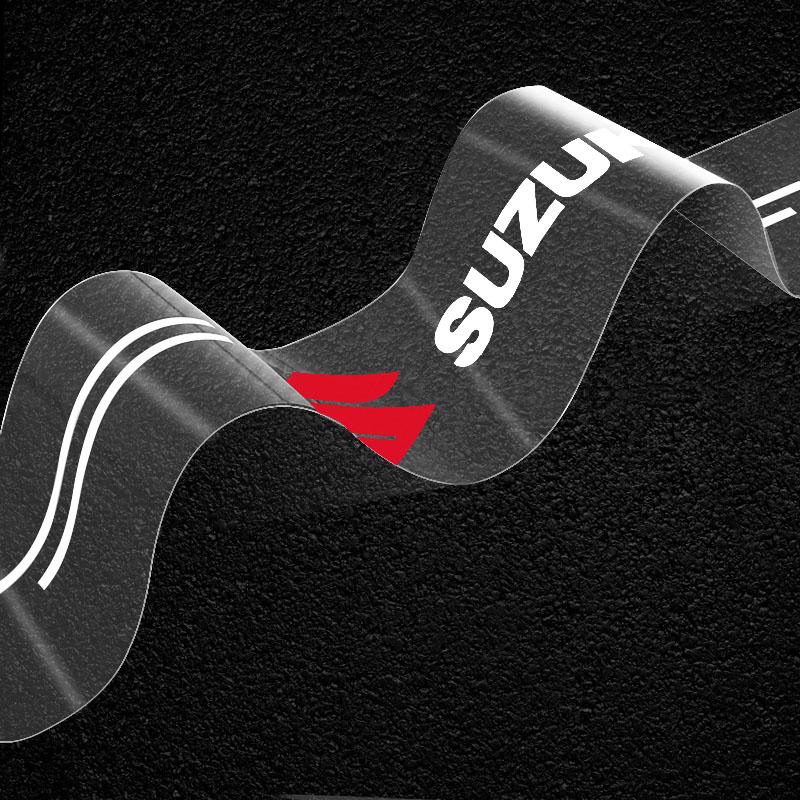 Car Threshold Sticker Scratch Resistant Transparent Film Protector for Suzuki Swift SX4 Samurai Sport Jimny Grand Vitara Alto GW250 Splash Swace