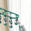 Clothes and Socks Drying Rack, Stainless Steel Underwear Dryer Washing Rack with Windproof Hook for Hanging Towel Bra Gloves Clo