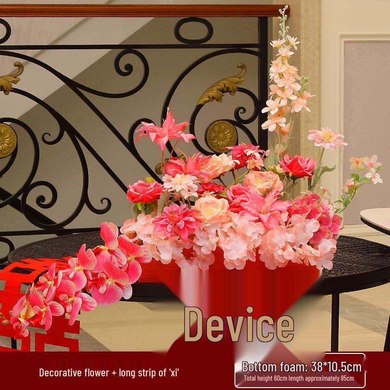 Wedding Floral Decorations: Bedside, Dining, and Desktop Arrangements for Festive Occasions and Engagements.
