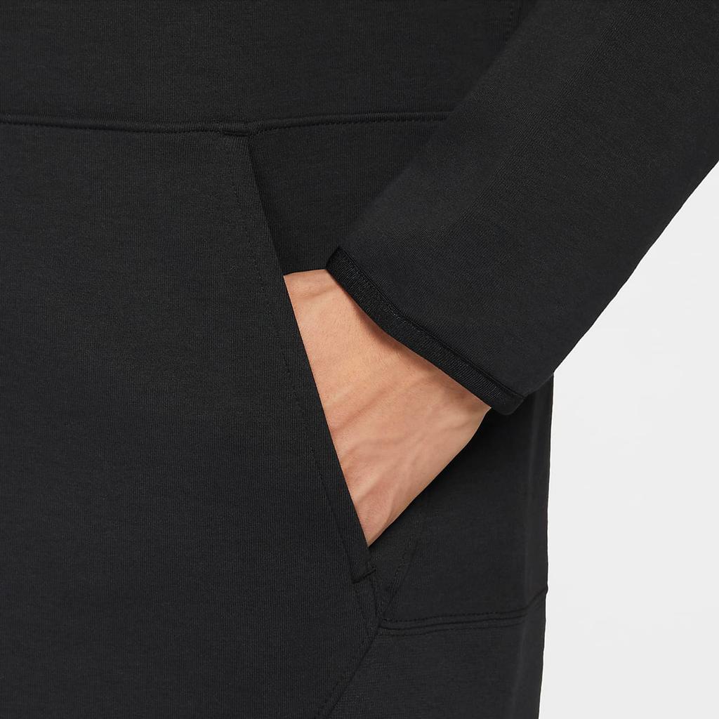 Nike Einfarbig bedrucktes Logo Zip Kapuzenjacke Winddicht Warm Jacke Herren Jacken Schwarz DR8911-010