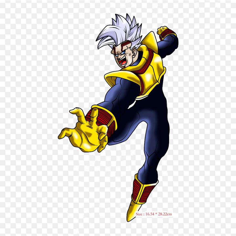 Nášivky na oblečení tašku nažehlovací termonálepky kreslený vzor Android 18 Frieza pratelné tepelný přenos