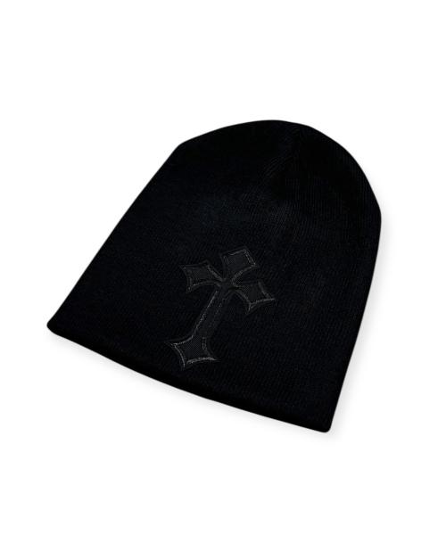 Bonseullipi Cross Short Beanie (Black)