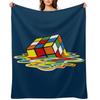 Melting cube Sheldon TBBT Throw Blanket Comforter Fashion Sofas Soft Plaid Luxury St Blankets