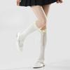 Thin Ballet-style Socks for Women, Bow Tie Leg Covers, Solid Color Pile Socks