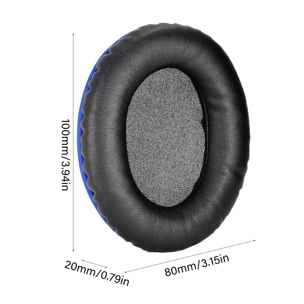 2pcs Universal Fit Ear Cushions for Gaming Headsets Including Quick Installation and High Elasticity Design Earpads
