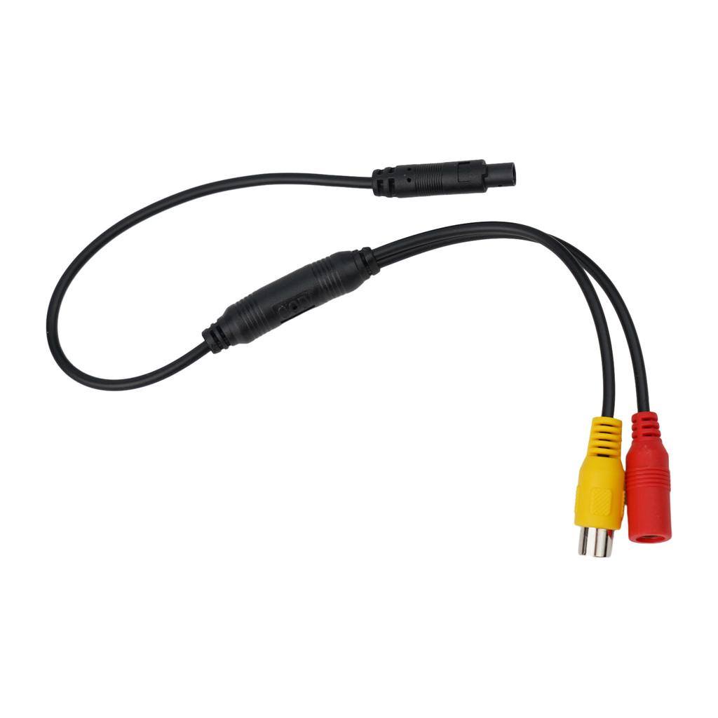 Quick and Easy To Use Car CVBS Male To 4 PIN Female Conversion Cable