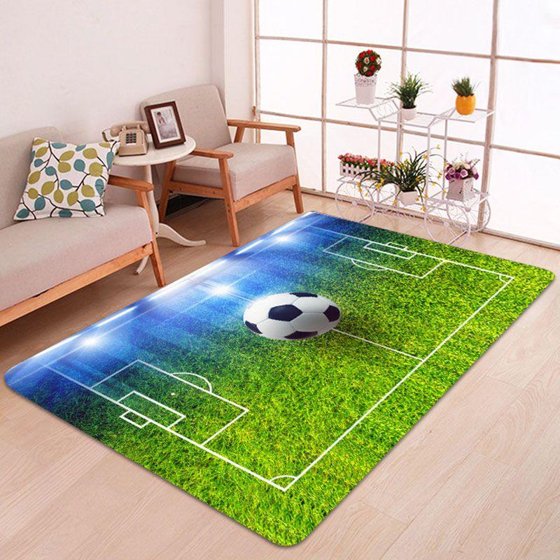 Luxurious Flannel Area Rug 2018 Football Rug Perfect For Boys Game Play Mats In Living Room