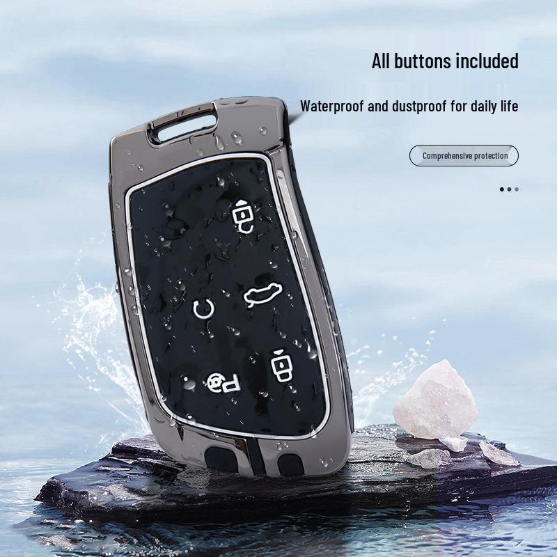 Suitable Metal Key Cover for 2022 Aeolus Dongfeng Haoji - Car Accessories & Shell Buckle