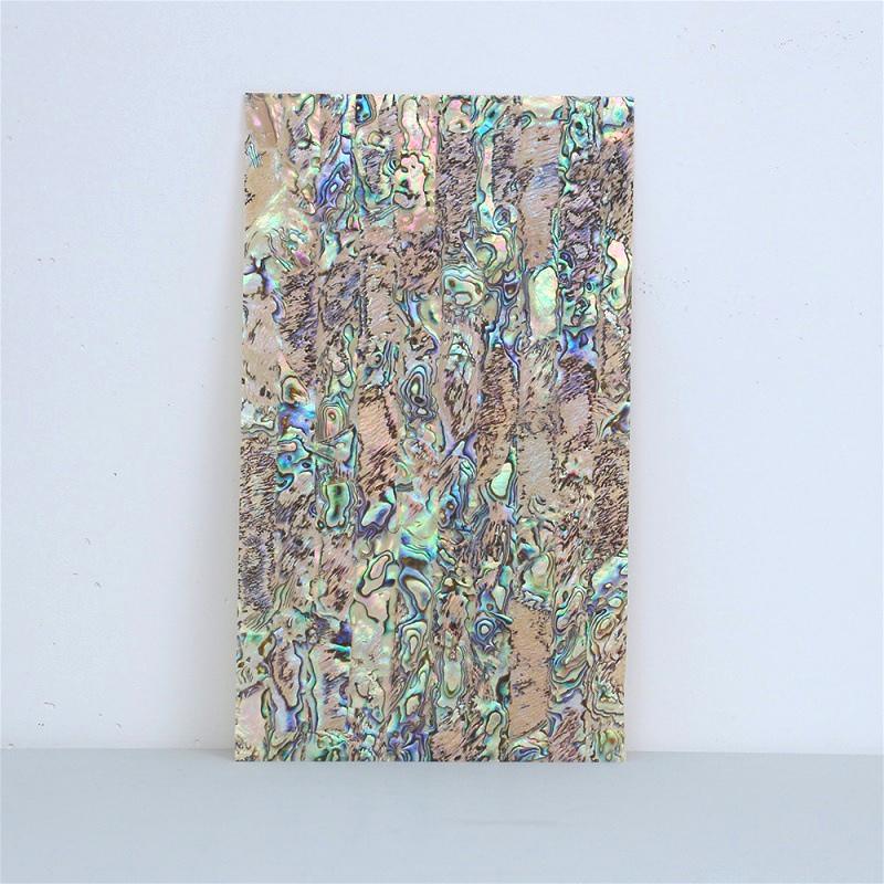 1Piece 240x140mm Natural Abalone Shell Mother of Pearl laminate Sheet DIY Home Decoration Material Crafts Carved Inlay