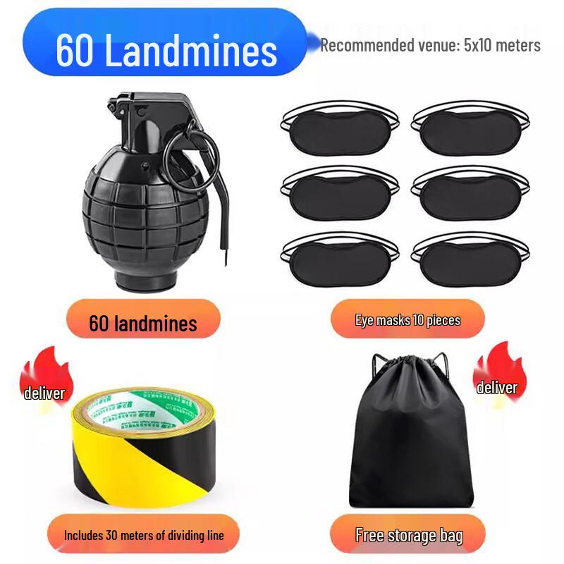 WEZHO Indoor Sound Grenade Blindfold Game Kit