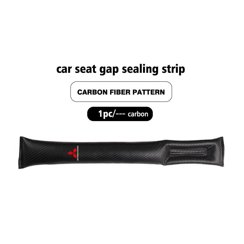 

For Mitsubishi Car Seat Gap Filler Soft Leather Leak Pads Plug Leak Proof Strip Auto Accessories Outlander Lancer Eclipse Mirage