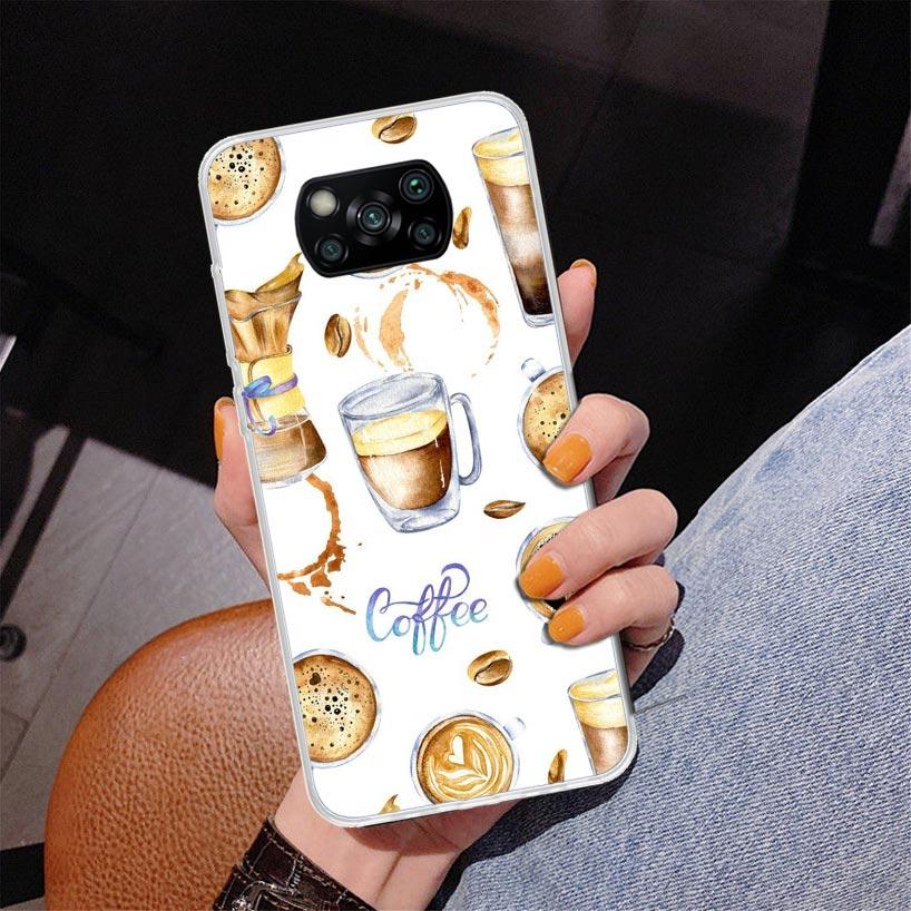 

Coffee Wine Cup Phone Case For Xiaomi Poco X7 X6 X5 Pro F7 Ultra Redmi 15C 15 13C 13 12C 12 10 10A 10C 9 9A 9C 9T Cover Poco X7 Redmi 15C 4G