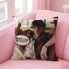 Hot Singer WWaylon Wyatt Cushion Cover Pillowcase Short Plush Invisible Zipper Room Sofa Cushion Cover