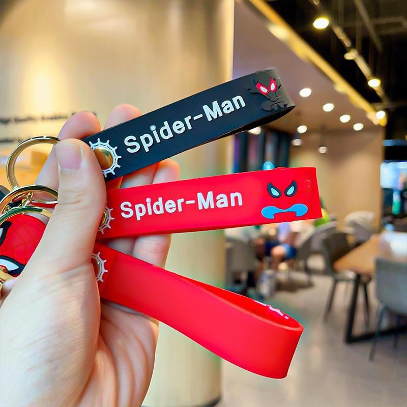 Stylowy breloczek do kluczy Spiderman Kreatywny silikonowy breloczek do toreb i na prezenty