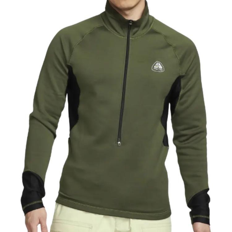 Nike Jackets Men's Green Stand Collar Moderate Other DV9221-325