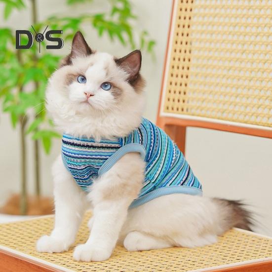 Dog Shirts Summer Sleeveless Pet Vest Breathable Hollow Cooling Clothes Pet Outfit for Small Dogs And Cats