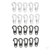 10Pcs Mini Alloy Carabiner Clip Snap Spring Clasp 6mm