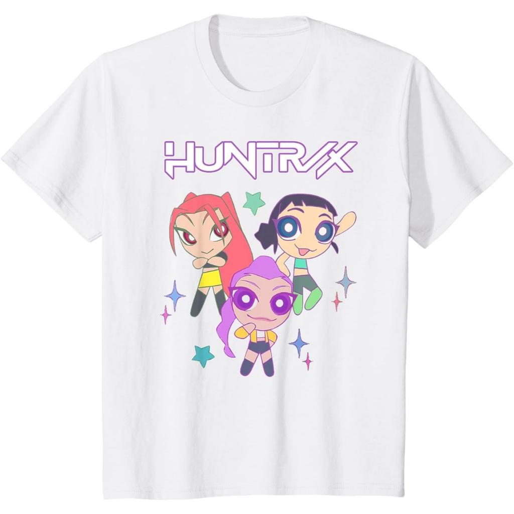 GLYDE K-pop Demon Hunter Anime T-shirt Harajuku O-neck Casual Shirt