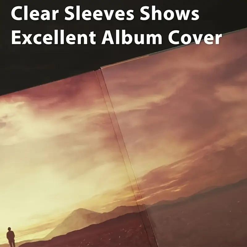 3/5/15/20 stk Dobbelsidige Brettbare Vinylalbumlommer Lp Platehylse Antistatisk Støvtett Dobbel Åpning Platebeskyttelse