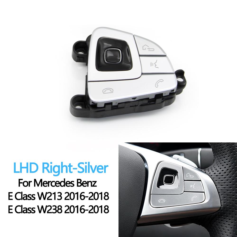 Botões Multifuncionais do Volante do Carro Botão Interruptor de Controle de Volume Montagem Para BENZ Classe E W213 W238 C238 2016 2017 2018