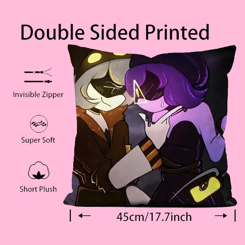 ANIME m-Murder d-Drones Pillow Case Pattern Printing Pillowcase Living Room Sofa Cushion Cover Bedroom Room Decor