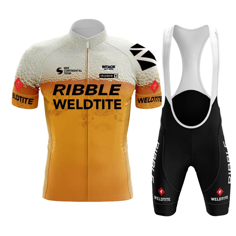 Cycling Jersey 2026 Team RIBBLE Men Cycling Set Racing Bicycle Clothing Suit Breathable Mountain Bike Clothes Sportwears