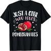 Nur ein Mädchen, das Granatäpfel liebt – Lustiges Granatapfel-T-Shirt