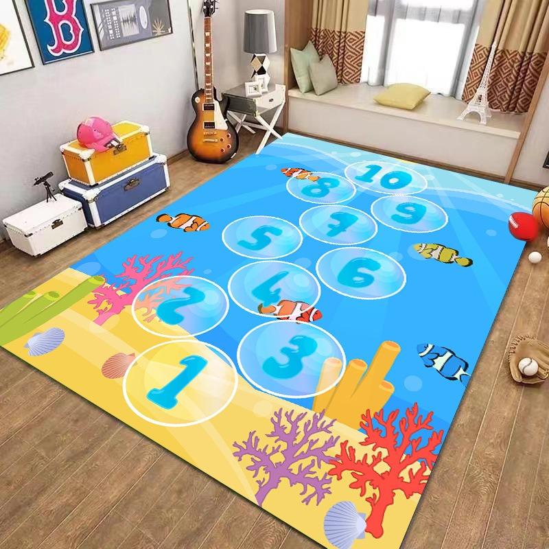 City Track Toy Pattern Carpet NonSlip Protective Mat For Kids' Room Suitable For Kids To Play And Frolic Toy Storage Mat